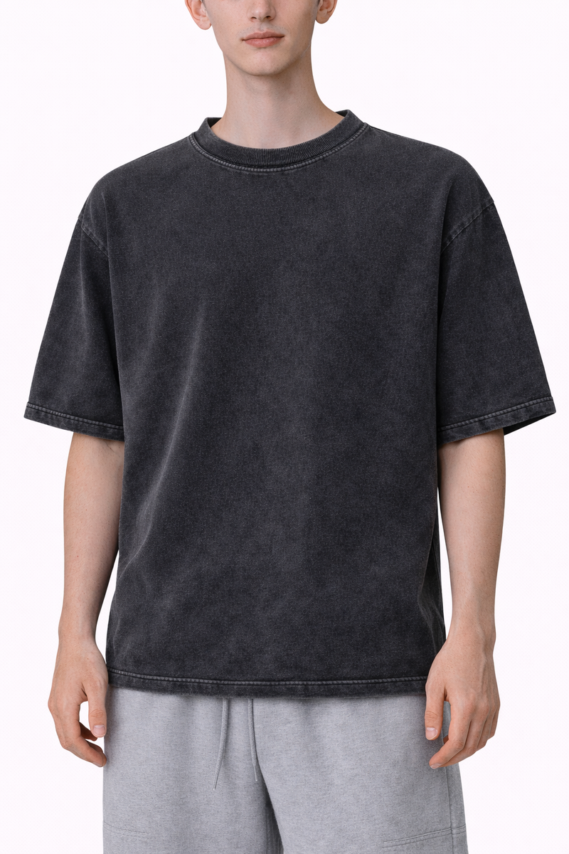 SADA TEE 02 – Washed Black
